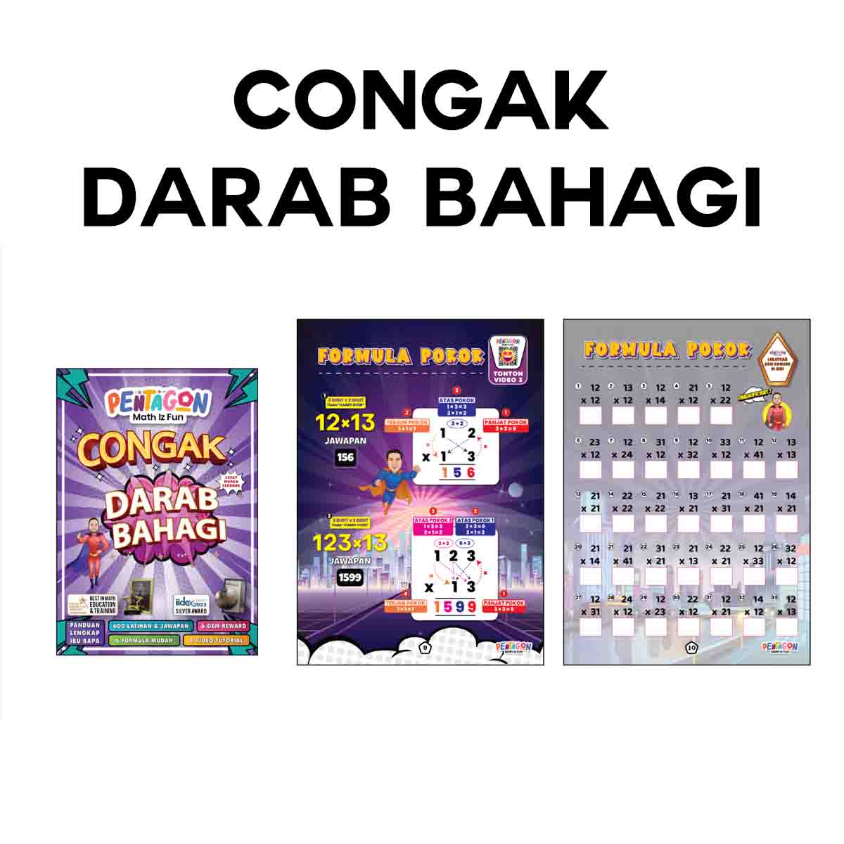 Kombo Level 1 - Sifir, Tambah, Tolak, Darab dan Bahagi
